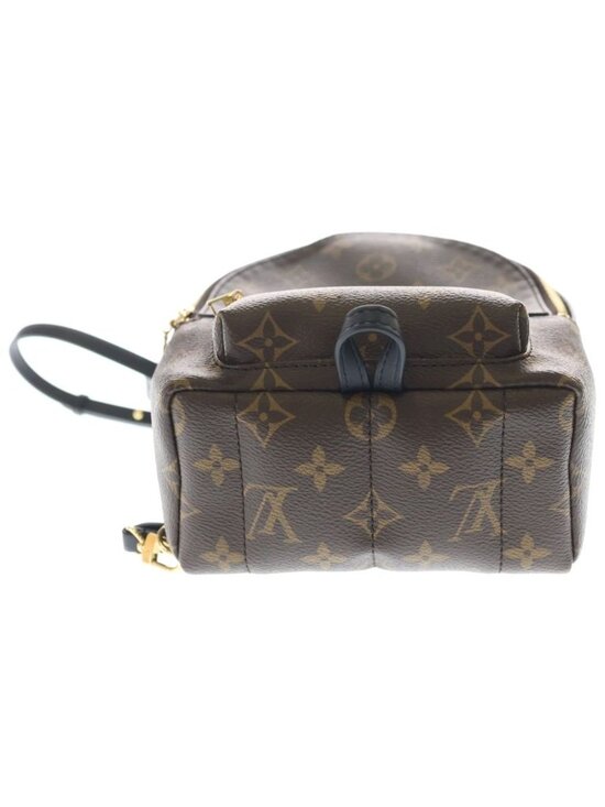 Louis Vuitton Palm Springs Backpack Mini Monogram Leather Brown main image 4